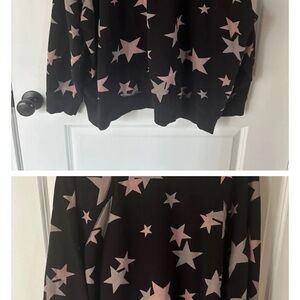 Torrid 3x  Black and Pink Sweatshirt